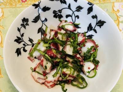 たこの青じそマリネ