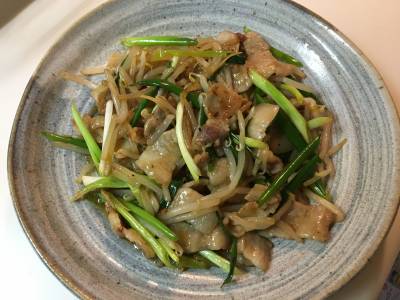 肉もやしのオイスター炒め