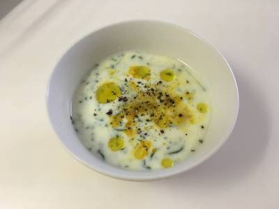 きゅうりのヨーグルトスープ