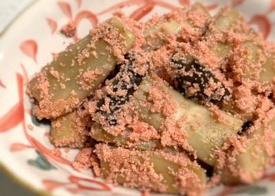 エリンギの明太子炒め