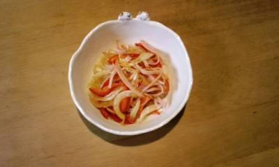 春雨とハムのカレーサラダ