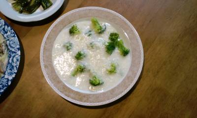 ブロッコリーのかにあんかけ