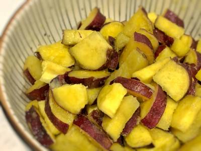 さつまいもの塩オイル蒸し