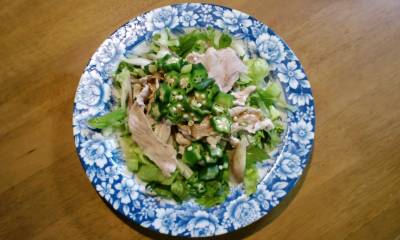 野菜たっぷり豚しゃぶ 柚子こしょうだれ