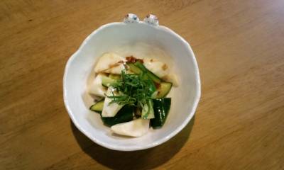 長芋の梅おかかあえ