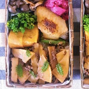 たけのこ肉めし