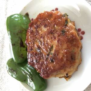 れんこんのつくねのっけ