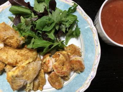 鶏むね肉の黄金焼き