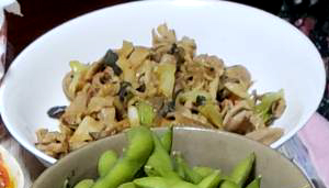 豚ときのこのホイコーロー風