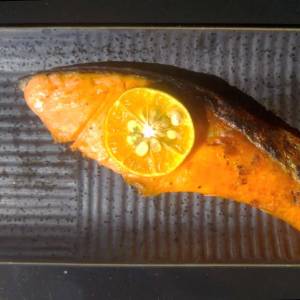 さけとほうれんそうの香味焼き