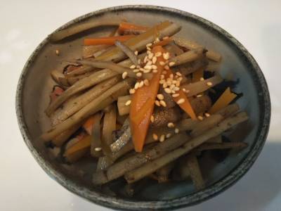 ごぼうとにんじんのきんぴら