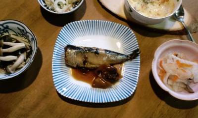 いわしとれんこんの梅の香り煮