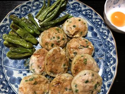 れんこんのつくねのっけ