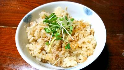 ツナの和風炊き込みご飯
