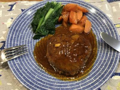 にんにくハンバーグ