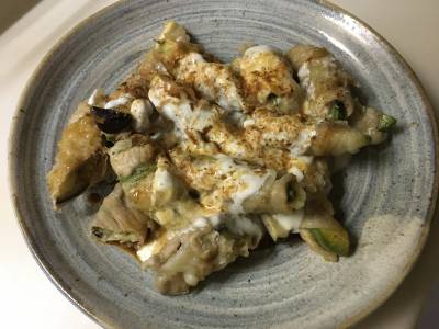 肉巻きなす 和風ヨーグルトソース