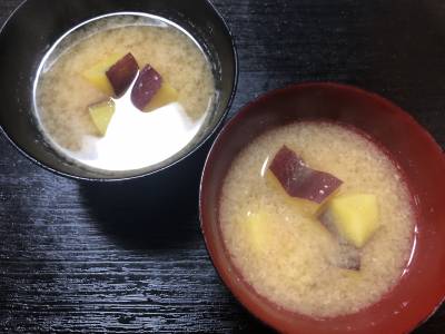 さつまいものみそ汁
