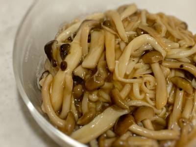 きのこのとろみ炒めオイスター風味