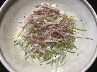 ねぎハムサラダ