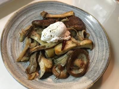 フライパン焼ききのこ