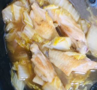 白菜と鶏手羽のとろり煮