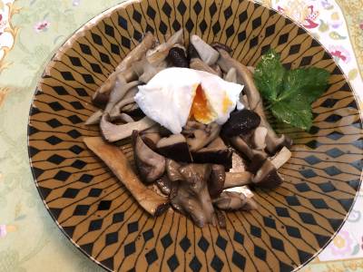 フライパン焼ききのこ