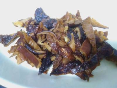 干ししいたけのいきなりソテー