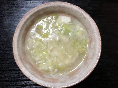 くずし豆腐のスープ