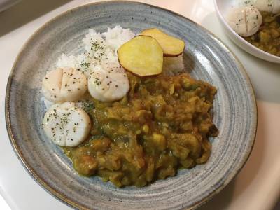 さつまいもの塩カレー