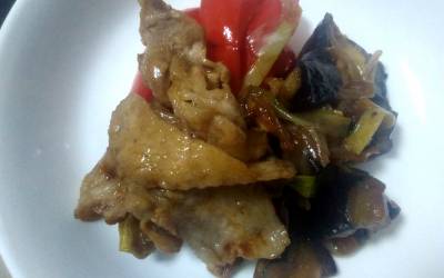 チャーシューなす