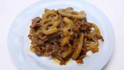 みそ牛れんこん