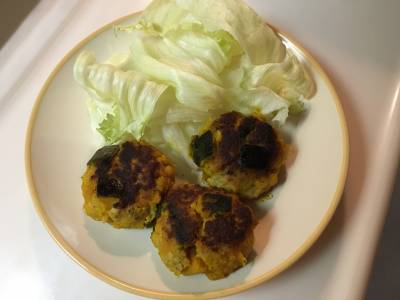 コロコロかぼちゃのミニバーグ