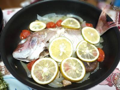 たいの簡単アクアパッツァ