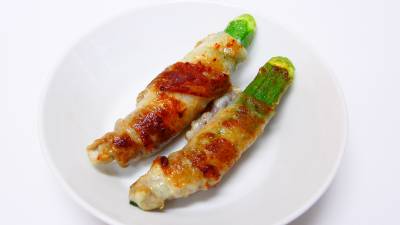 オクラの豚肉巻き