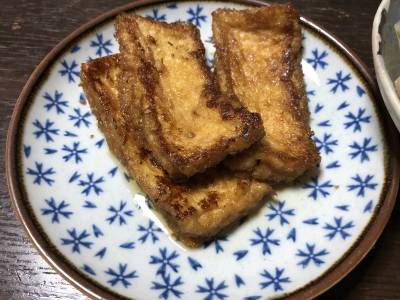 厚揚げの木の芽焼き