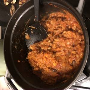 根菜ソースのパスタ