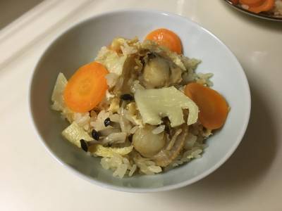 レンジ五目おこわ