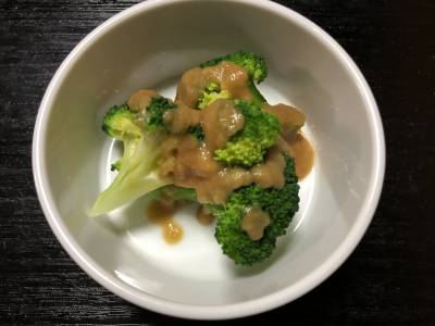 ブロッコリのごまソース