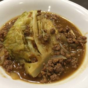 キャベツのカレー煮