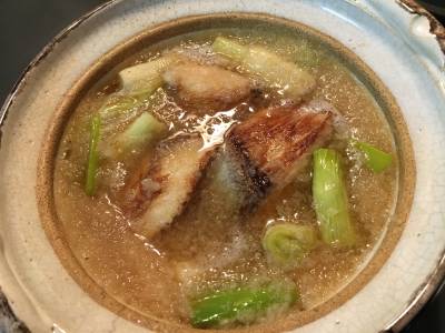 焼きぶりと焼きねぎの鍋