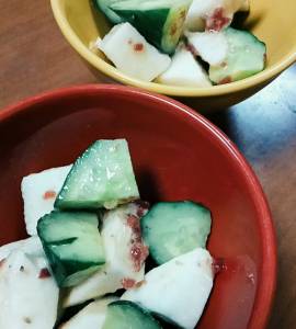 長芋の梅おかかあえ