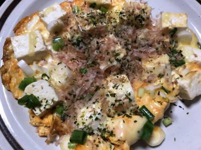 和風オープンオムレツ