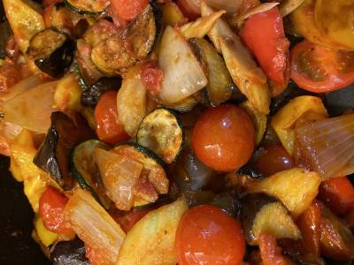 干し野菜のラタトゥイユ