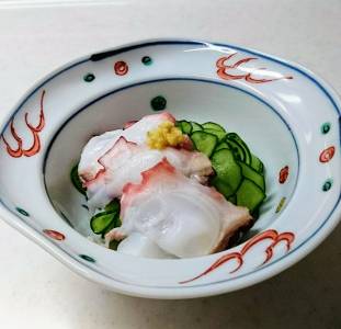 たこときゅうりの酢の物