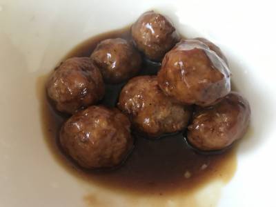 肉だんごの甘酢あん