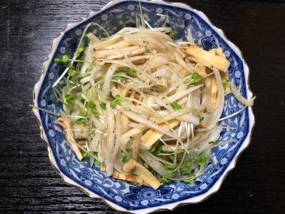 カリカリ油揚げと大根のサラダ