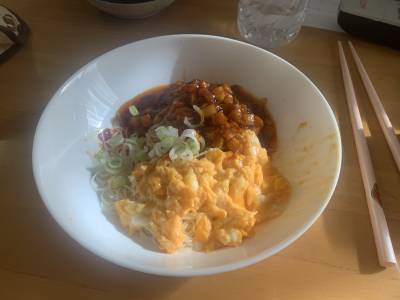 卵チリそうめん