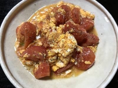 卵とトマトの炒め物
