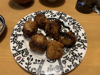 ミルク衣の明太子コロッケ