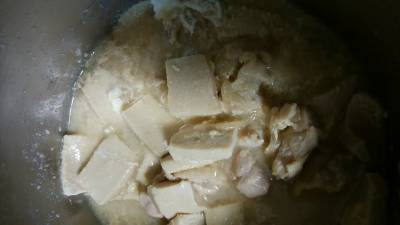 こうや豆腐の卵とじ丼